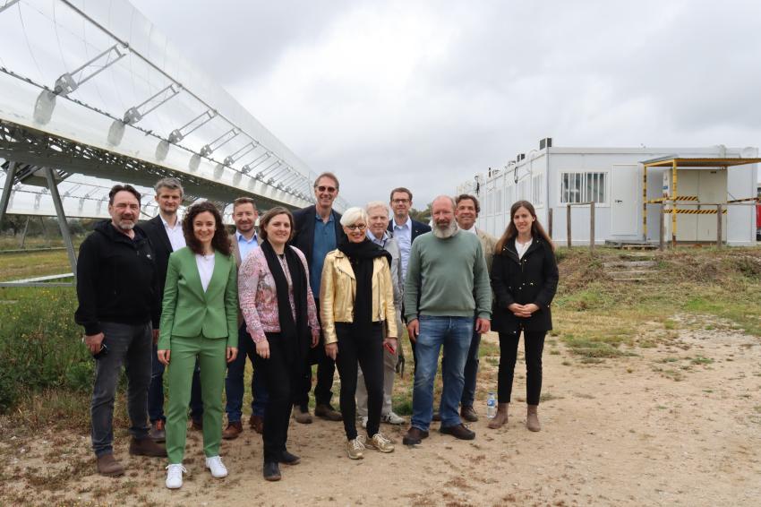 Visita da equipa alemã a 31 de março de 2023